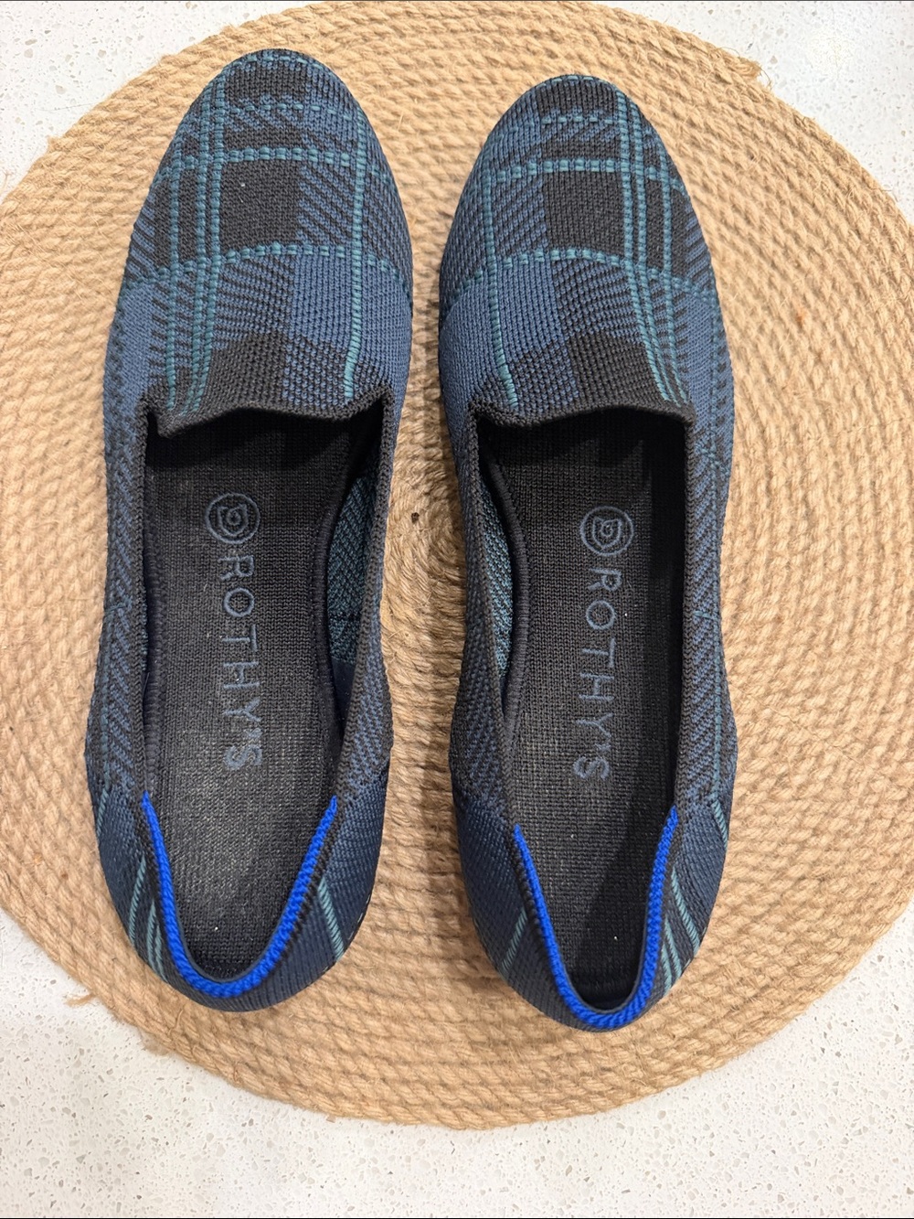 Rothy’s Plaid Loafer in RETIRED PATTERN